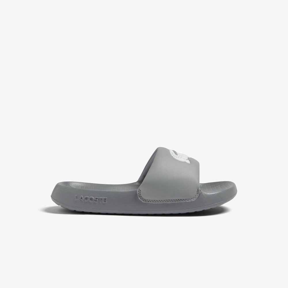 Lacoste Croco 1.0 Gris Blancas | 6182-IKWHY