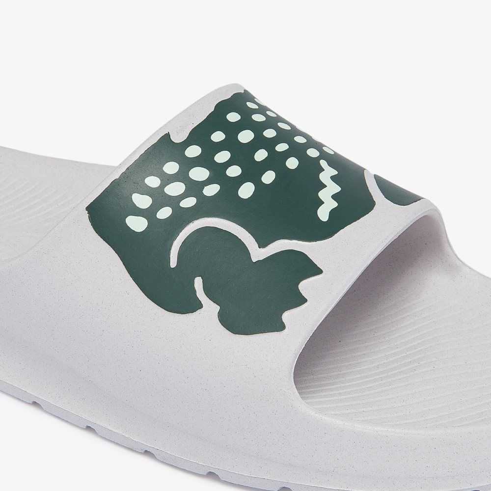 Lacoste Croco 2.0 Blancas Verde Oscuro | 0213-UNXDJ