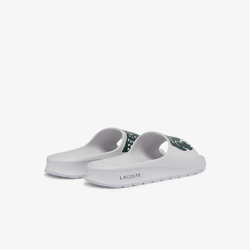 Lacoste Croco 2.0 Print Blancas Verde Oscuro | 2136-BDFWX