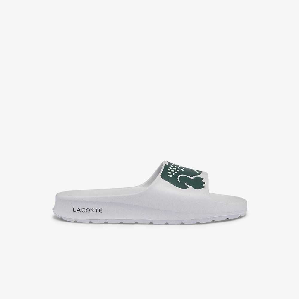 Lacoste Croco 2.0 Print Blancas Verde Oscuro | 2136-BDFWX