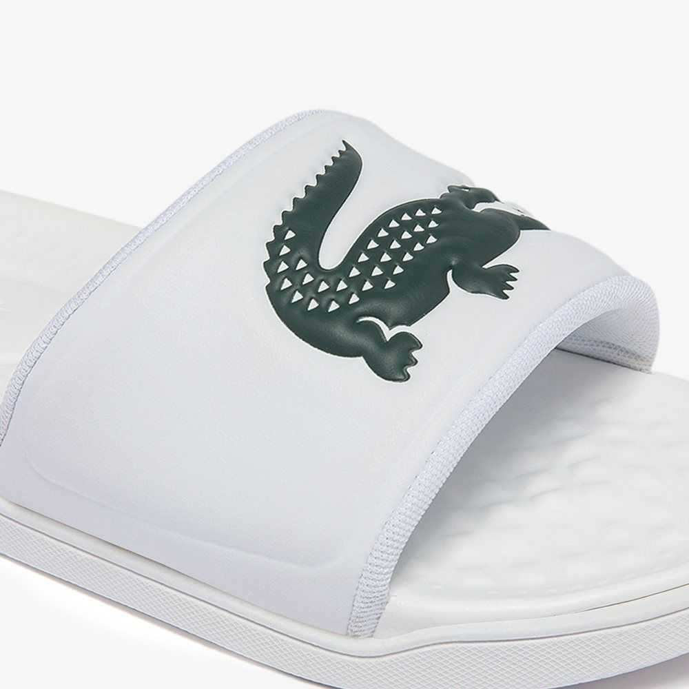 Lacoste Croco Dualiste Logo Correa Blancas Verde Oscuro | 3790-HAFSG