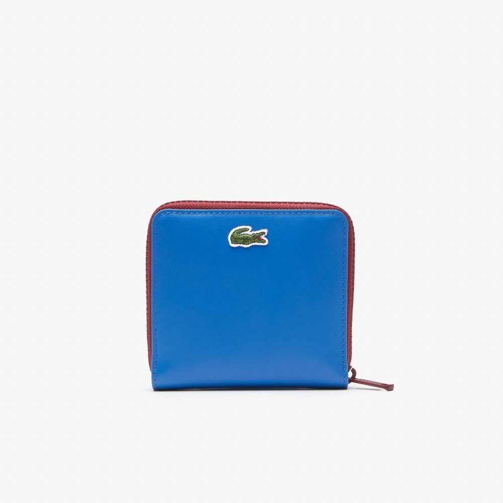 Lacoste Crocodile Badge Zip Wallet Multicolor | 4582-CQITK