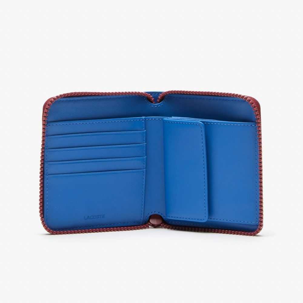 Lacoste Crocodile Badge Zip Wallet Multicolor | 4582-CQITK