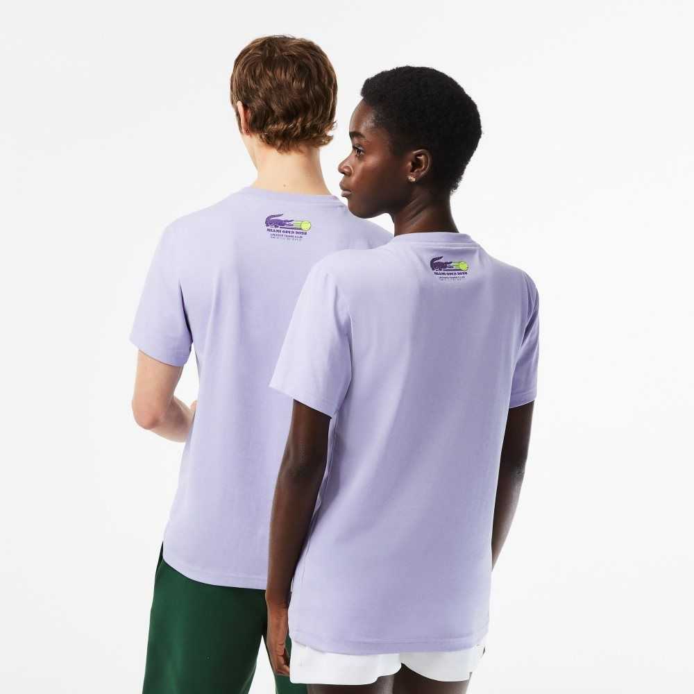 Lacoste Deporte Miami Open Edition Moradas | 5493-XGRMT