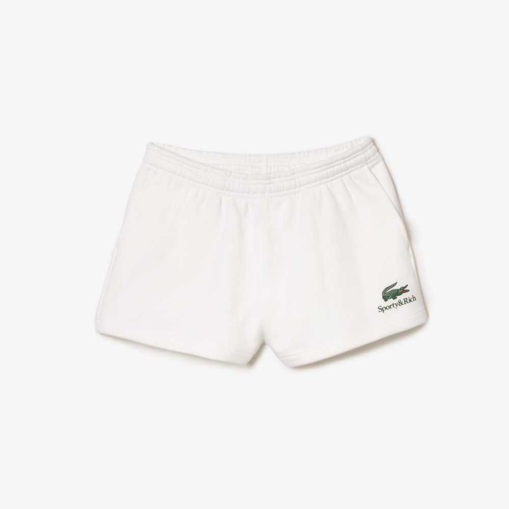 Lacoste Deportivo & Rich Fleece Blancas | 7193-CVGSQ