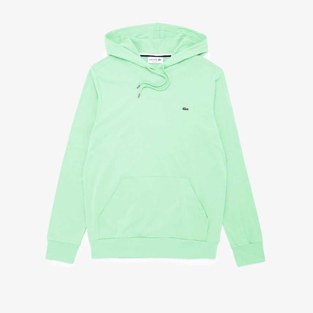 Lacoste Encapuchado Algodon Jersey Sweatshirt Verde Claro | 4730-RVCLY