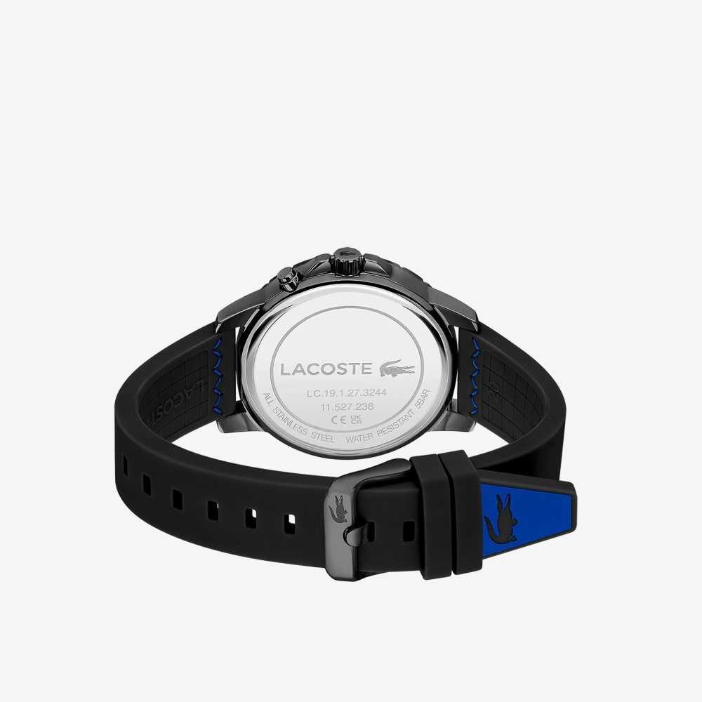 Lacoste Endurance Multifunctional Black Silicona Negras | 8071-QGVIU