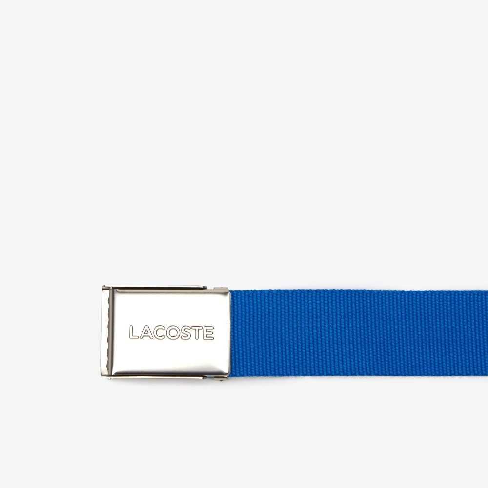 Lacoste Engraved Hebilla Woven Fabric Multicolor | 1682-DQYAK