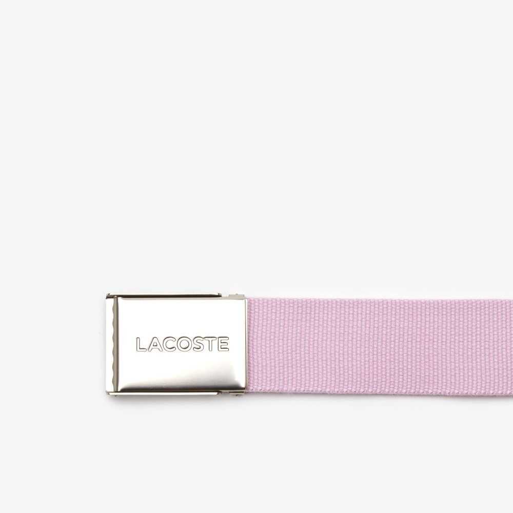 Lacoste Engraved Hebilla Woven Fabric Multicolor | 9450-ELWRK