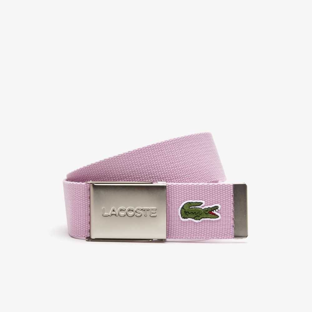 Lacoste Engraved Hebilla Woven Fabric Multicolor | 9450-ELWRK