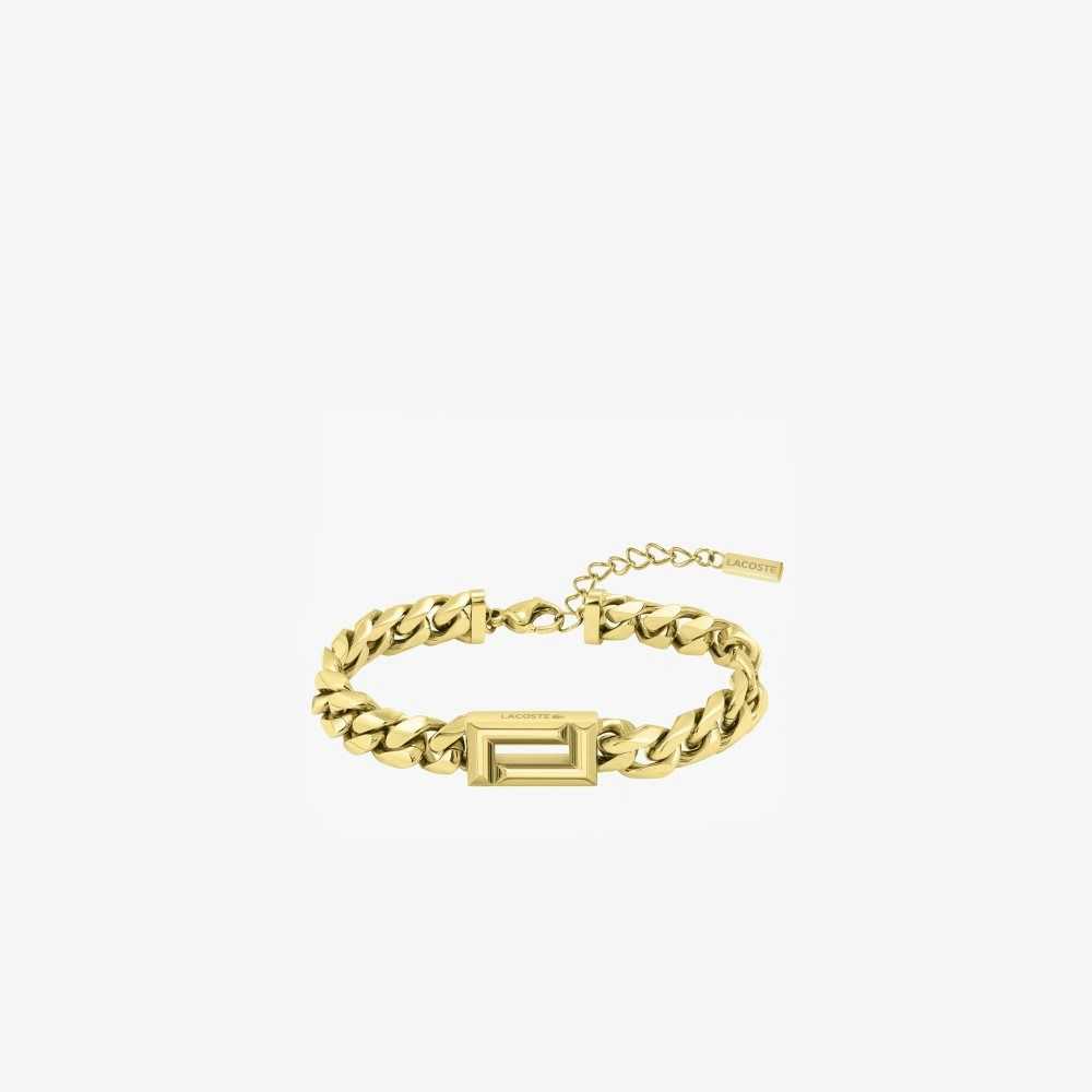 Lacoste Fundament Bracelet Doradas | 3017-TNWGM