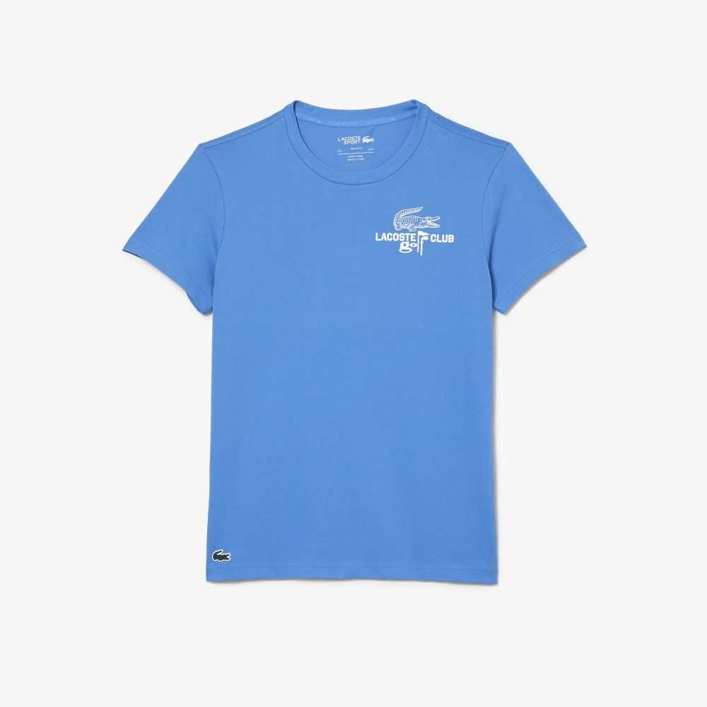 Lacoste Golf Regular Fit Organic Algodon Azules | 9102-PDEAT