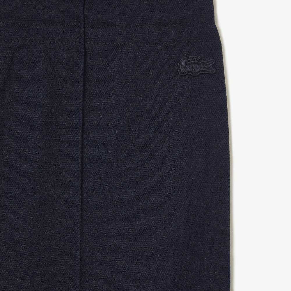 Lacoste Goop Two-Ply Pique Trackpants Azul Marino Azules | 2359-MEHSA