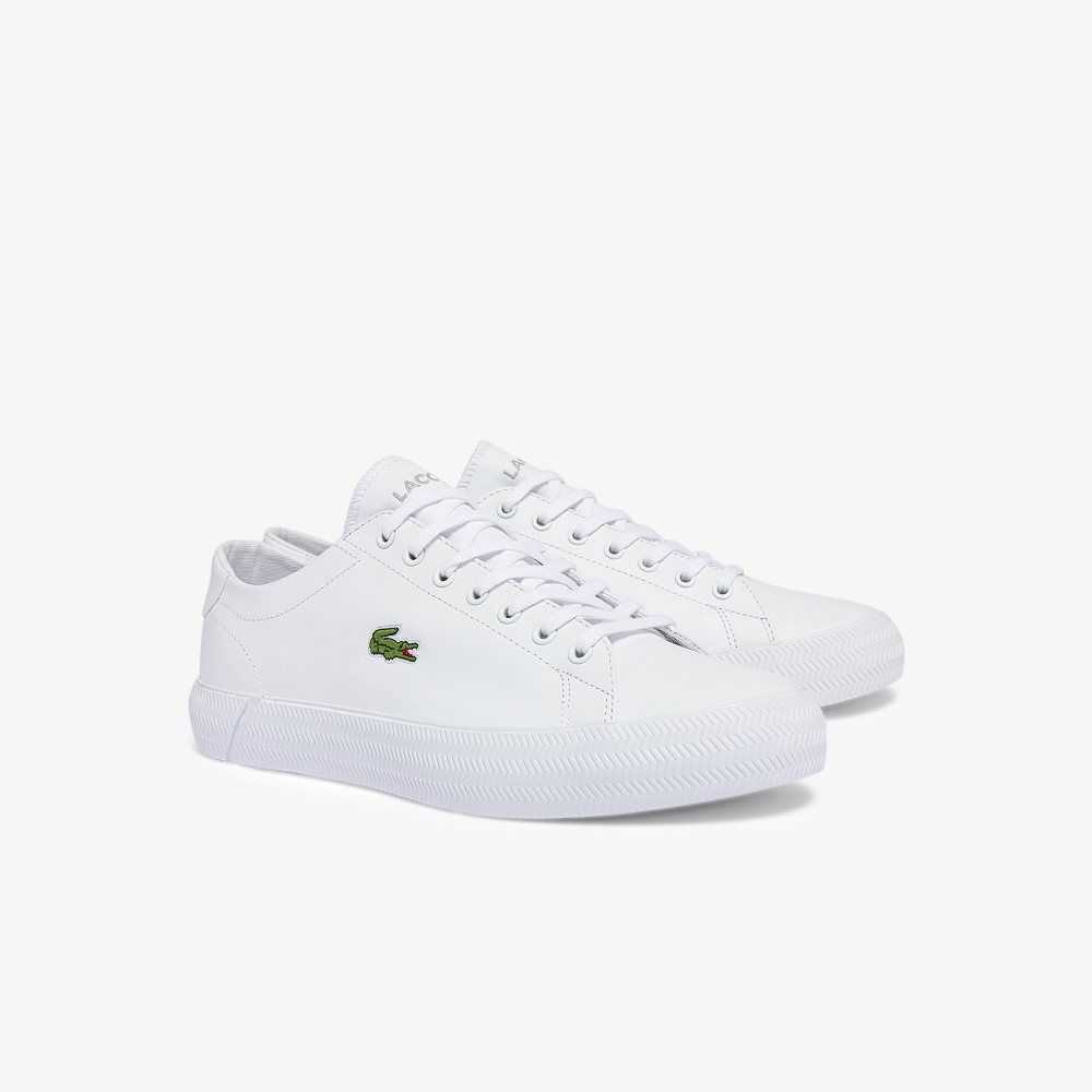 Lacoste Gripshot Cuero Blancas Blancas | 9205-KIWMC