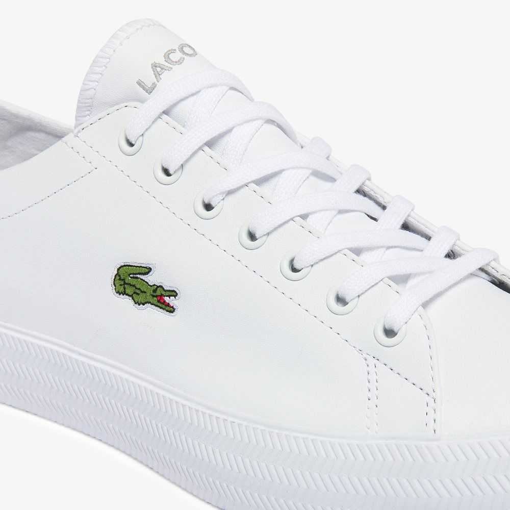 Lacoste Gripshot Cuero Blancas Blancas | 9205-KIWMC