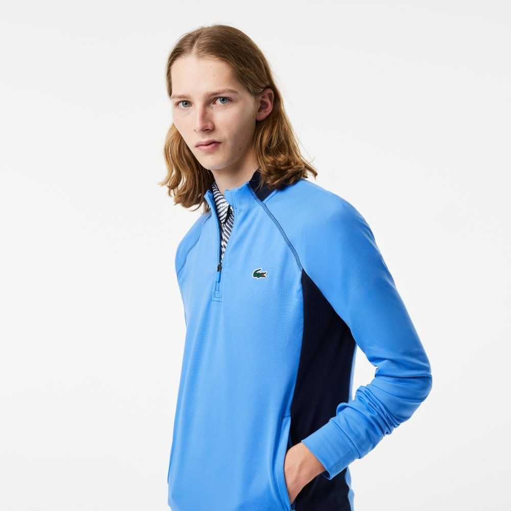 Lacoste Half Zip Golf Azules Azul Marino Azules | 0326-JWOCQ