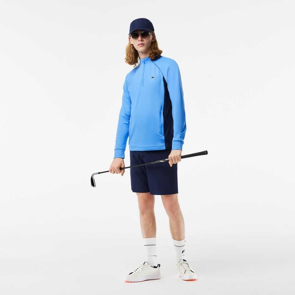 Lacoste Half Zip Golf Azules Azul Marino Azules | 0326-JWOCQ