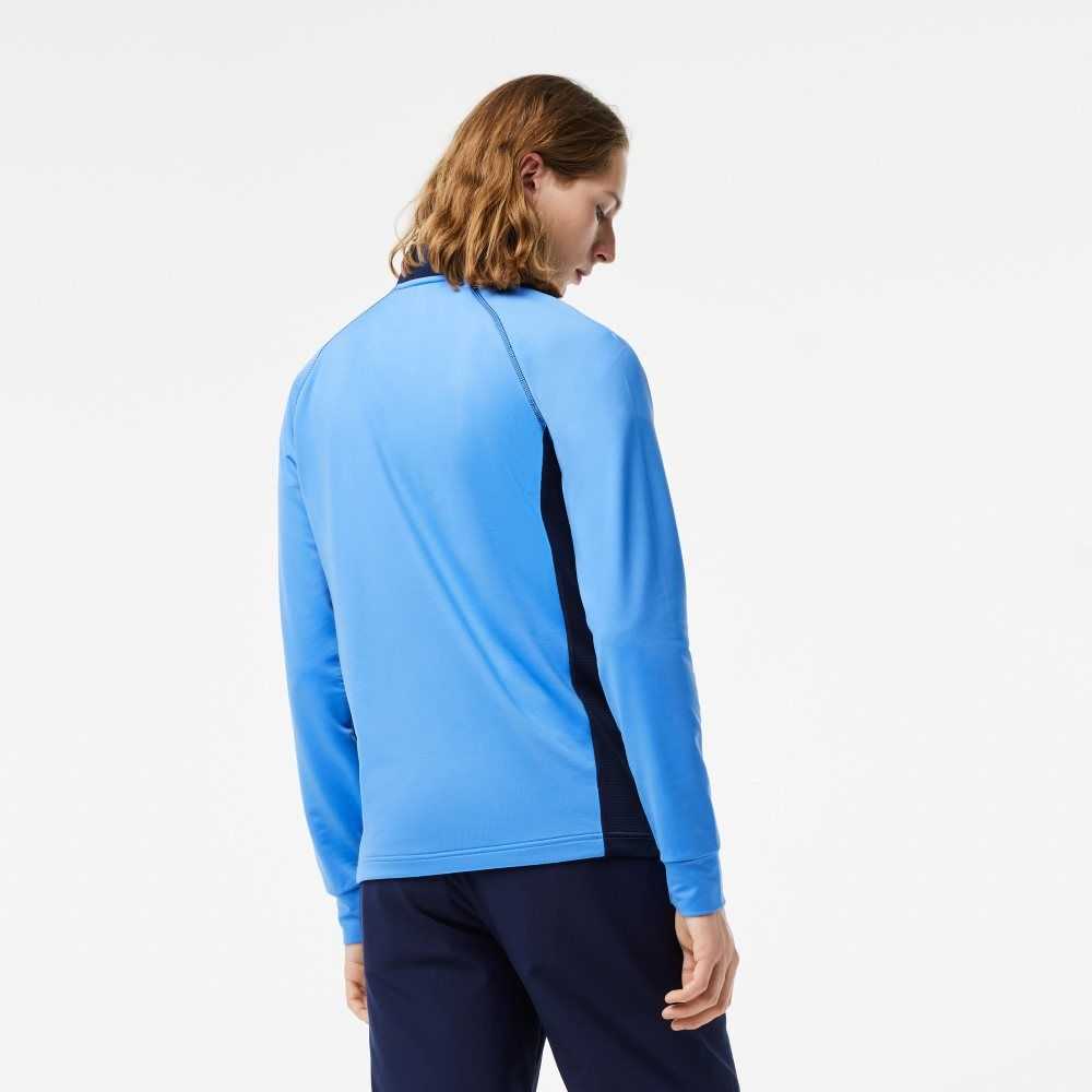 Lacoste Half Zip Golf Azules Azul Marino Azules | 0326-JWOCQ