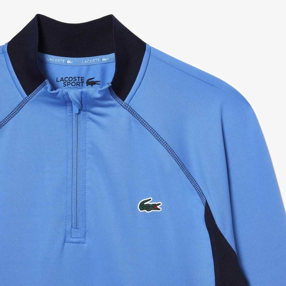 Lacoste Half Zip Golf Azules Azul Marino Azules | 0326-JWOCQ