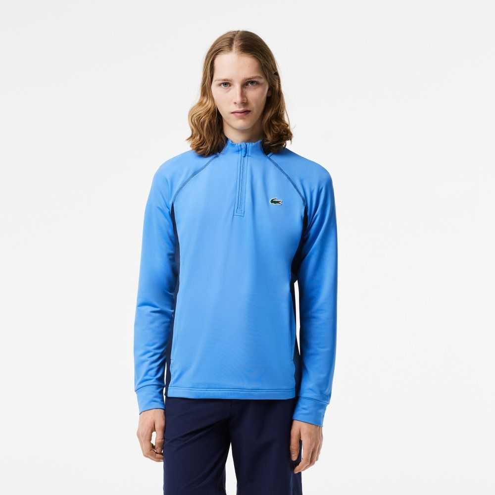 Lacoste Half Zip Golf Azules Azul Marino Azules | 0326-JWOCQ