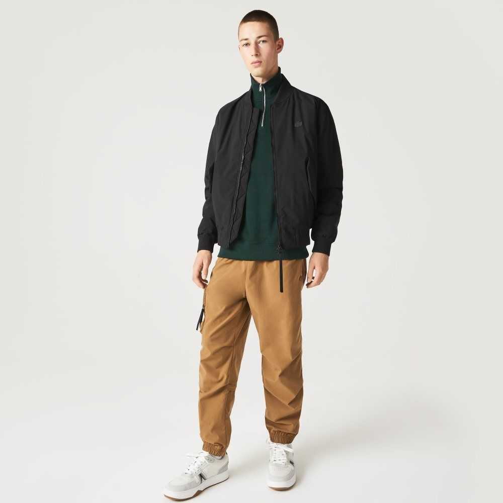 Lacoste Insulated Acolchado Bomber Negras | 5492-ABLMO