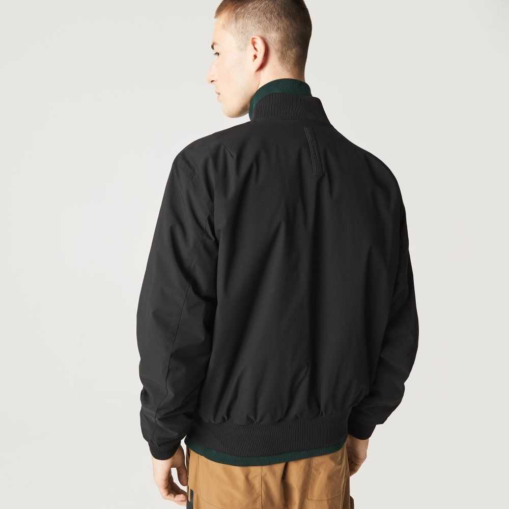 Lacoste Insulated Acolchado Bomber Negras | 5492-ABLMO