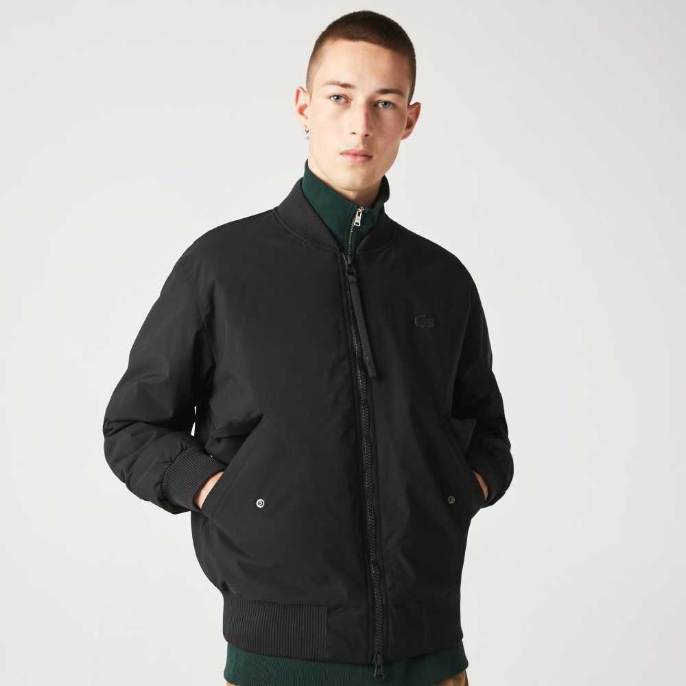 Lacoste Insulated Acolchado Bomber Negras | 5492-ABLMO