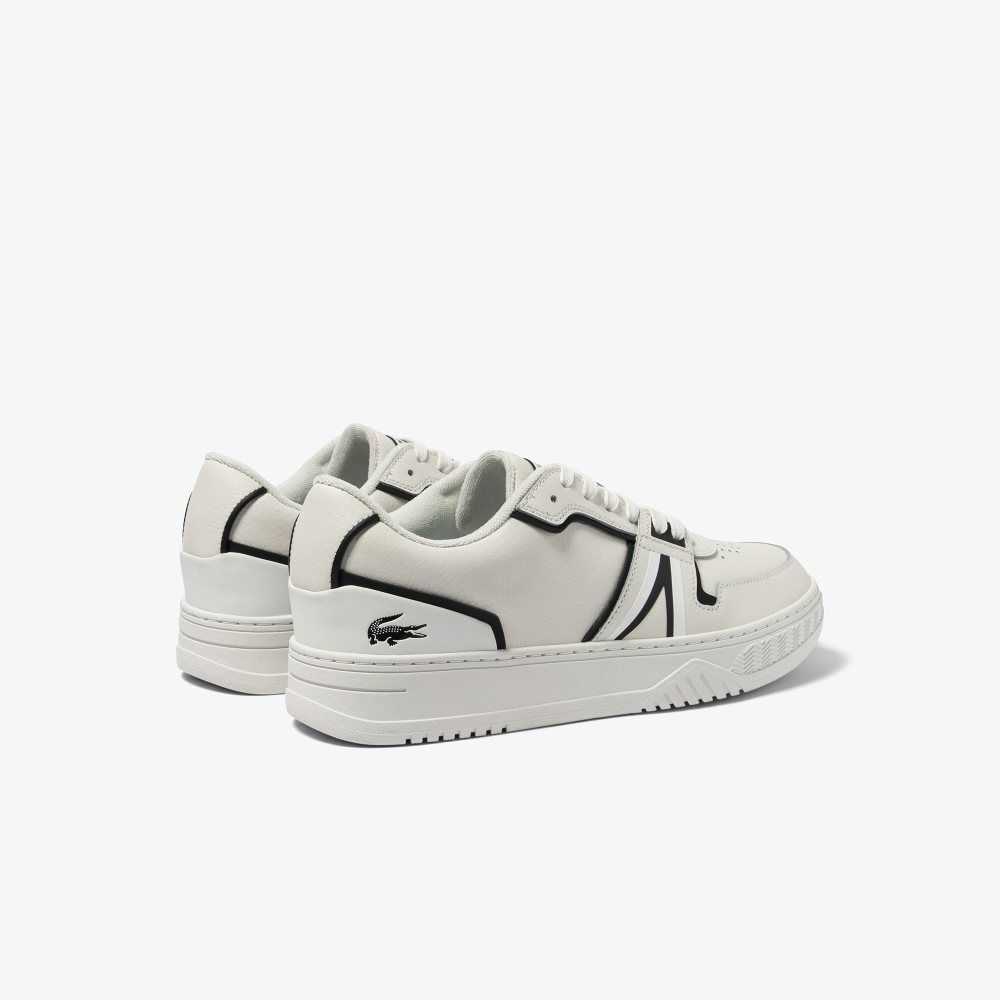 Lacoste L001 Baseline Cuero Blancas Negras | 0317-RBQEA