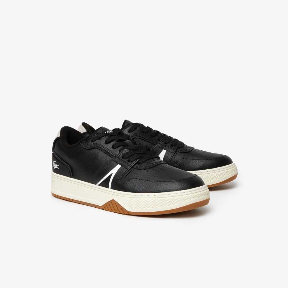 Lacoste L001 Cuero Popped Heel Negras | 4608-SBFGI