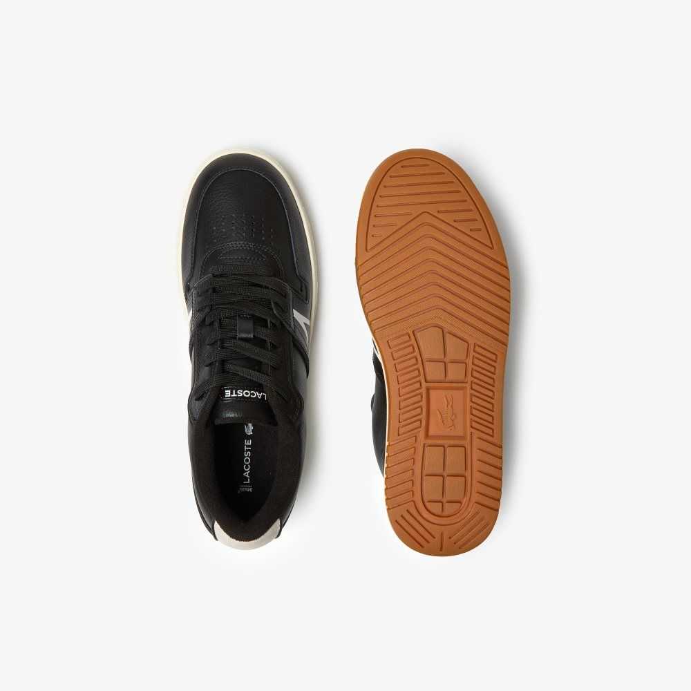 Lacoste L001 Cuero Popped Heel Negras | 4608-SBFGI