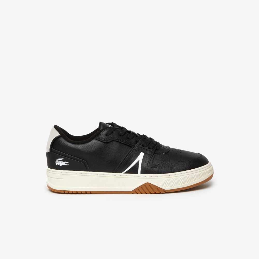 Lacoste L001 Cuero Popped Heel Negras | 4608-SBFGI