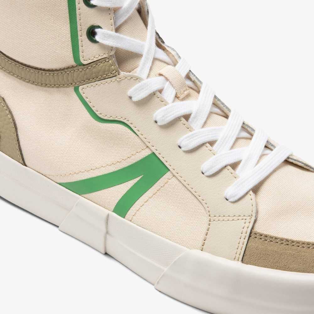 Lacoste L004 Mid Marrones Verde | 6013-BDNFL