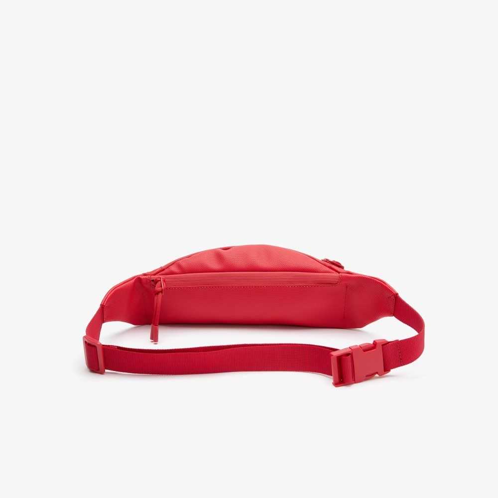 Lacoste LCST Coated Lona Zippered Fanny Pack Rojas | 9715-GKUVC