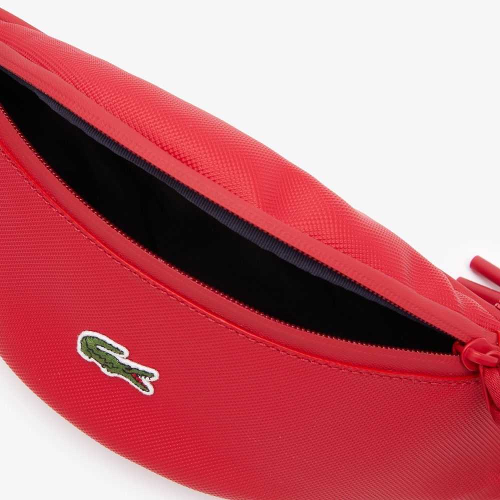 Lacoste LCST Coated Lona Zippered Fanny Pack Rojas | 9715-GKUVC