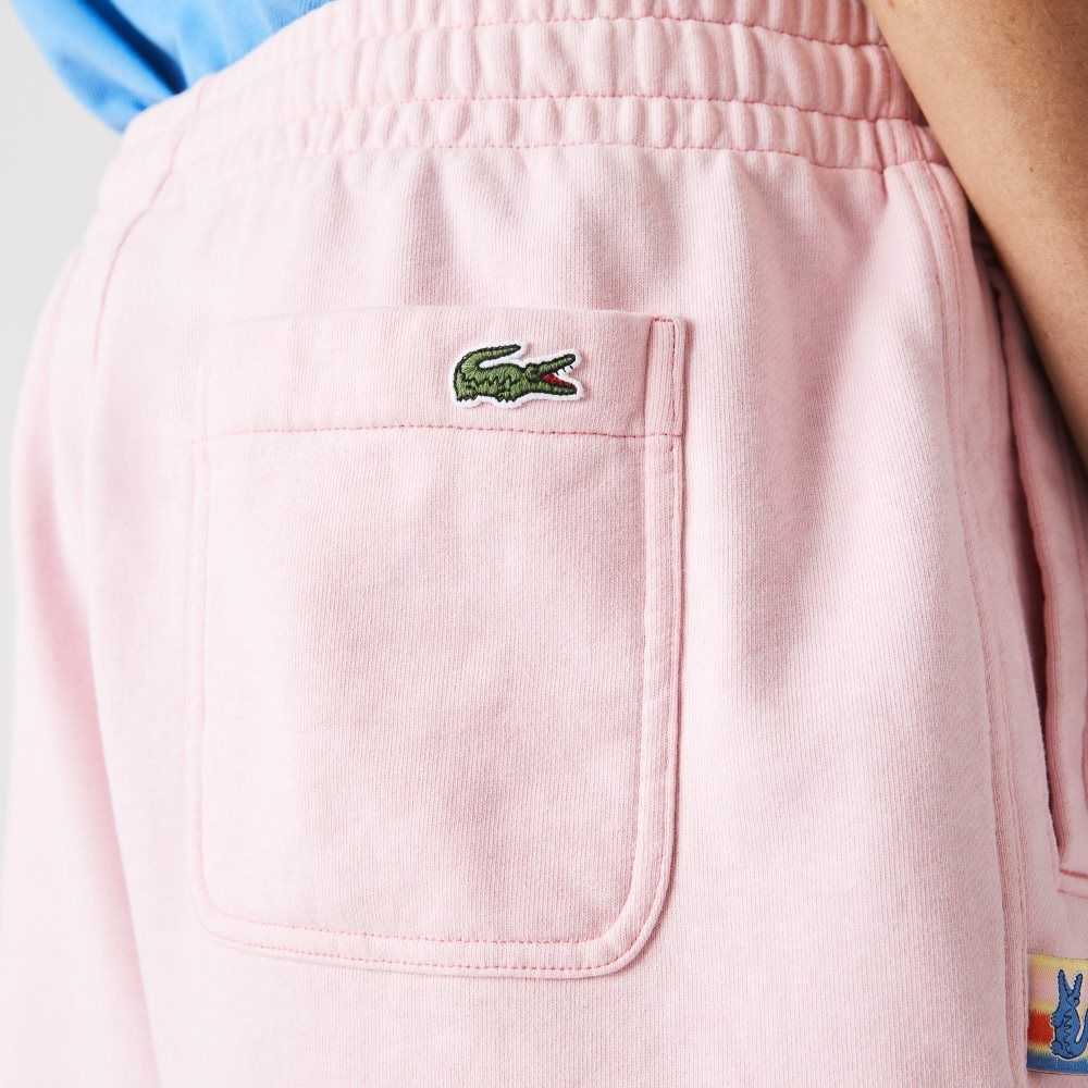 Lacoste LIVE Flecked Algodon Fleece Rosas | 2306-PBNYE