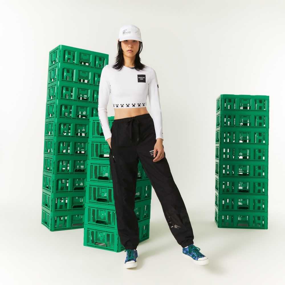 Lacoste LIVE x Minecraft Nylon Trackpants Negras | 8790-XVRSP