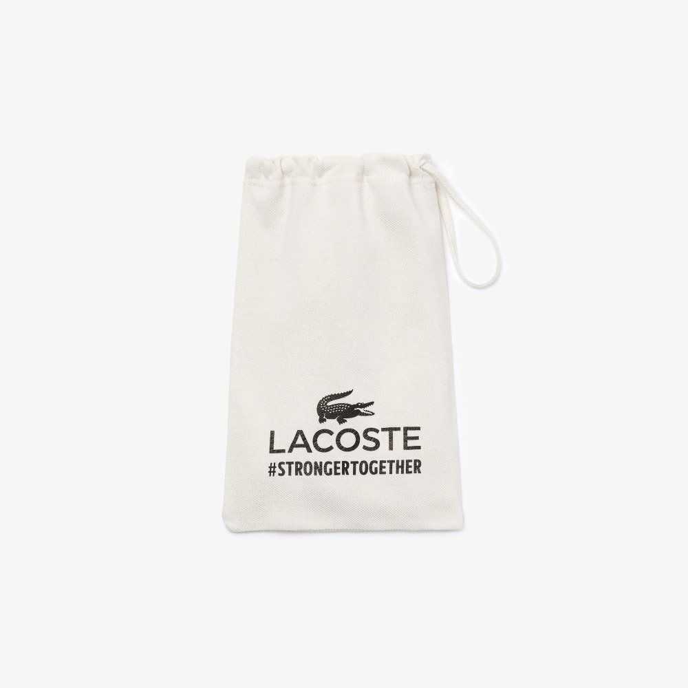 Lacoste L.12.12 Algodon Pique' Face Protection Mask Rosas Claro | 7459-DRTXV