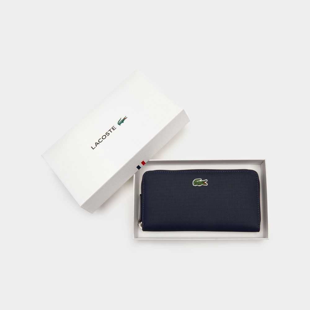 Lacoste L.12.12 Concept Petit Pique 12 Card Zip Wallet Multicolor | 4386-AUXYN