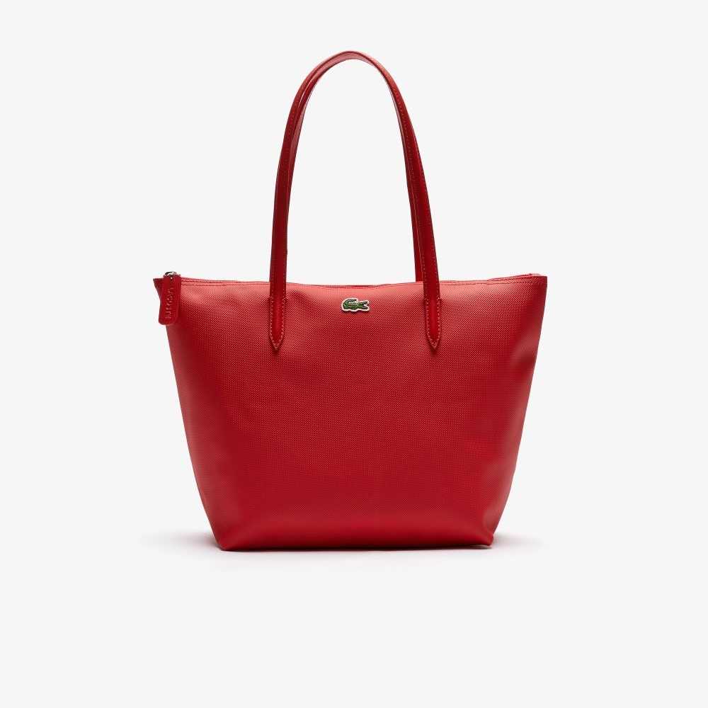 Lacoste L.12.12 Concept Small Zip Tote Rojas | 7925-TSNRK