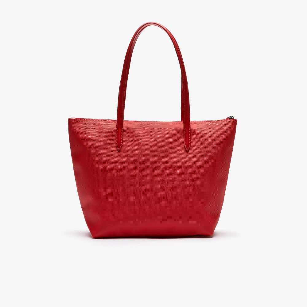 Lacoste L.12.12 Concept Small Zip Tote Rojas | 7925-TSNRK