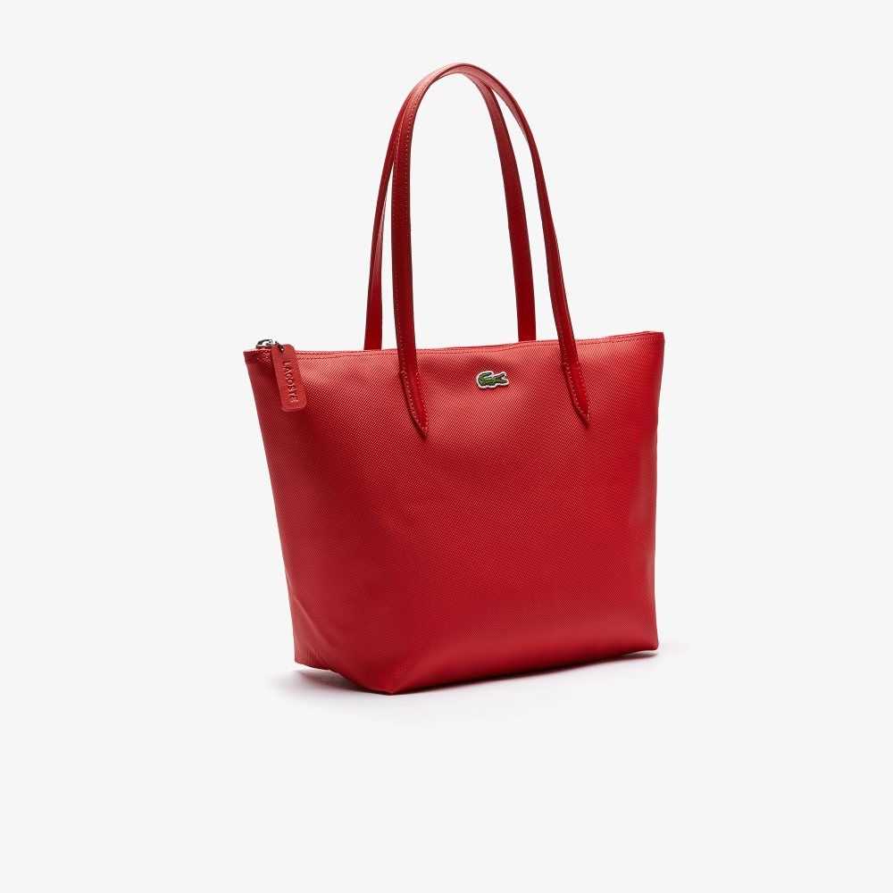 Lacoste L.12.12 Concept Small Zip Tote Rojas | 7925-TSNRK