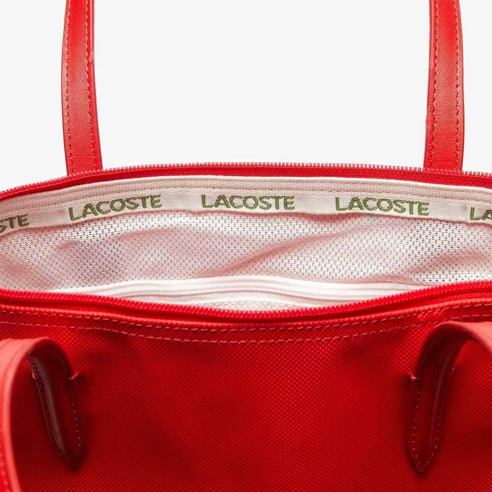 Lacoste L.12.12 Concept Small Zip Tote Rojas | 7925-TSNRK