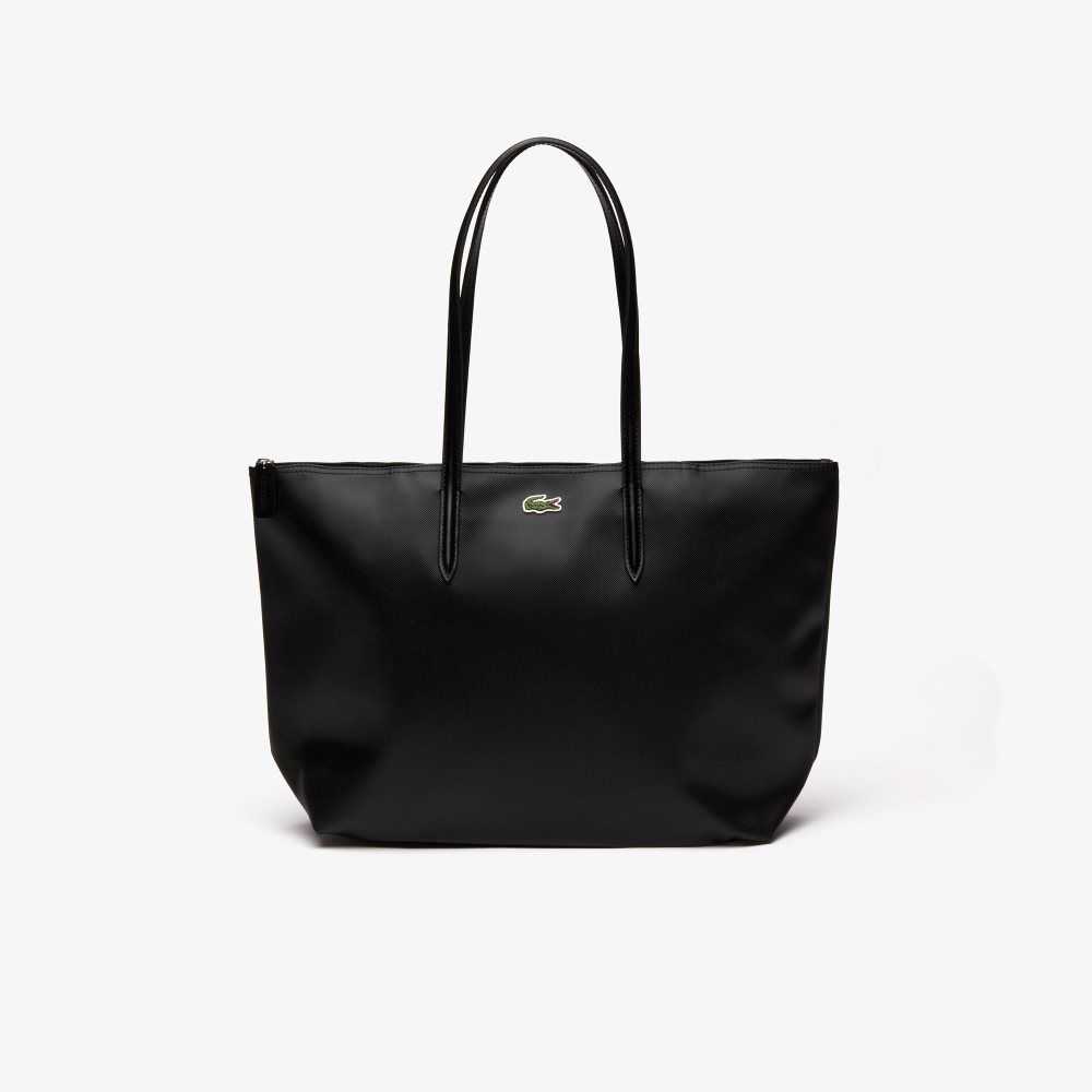 Lacoste L.12.12 Concept Zip Tote Negras | 3942-ROTDJ