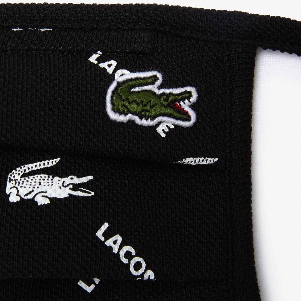 Lacoste L.12.12 Face Protection Adjustable Masks 3-Pack Negras Blancas Negras Verde Blancas | 6957-IREWX