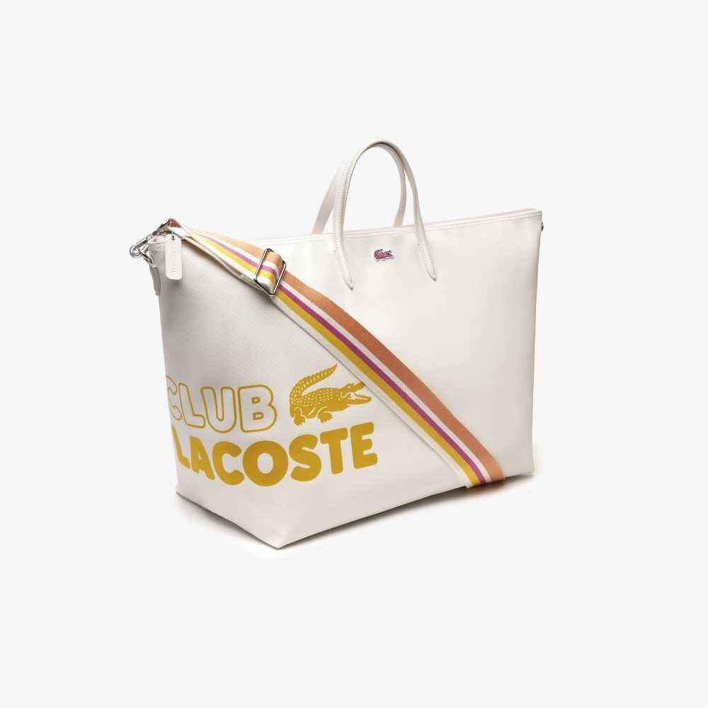 Lacoste L.12.12 Large Contrast Print Tote Multicolor | 8543-WVCOX