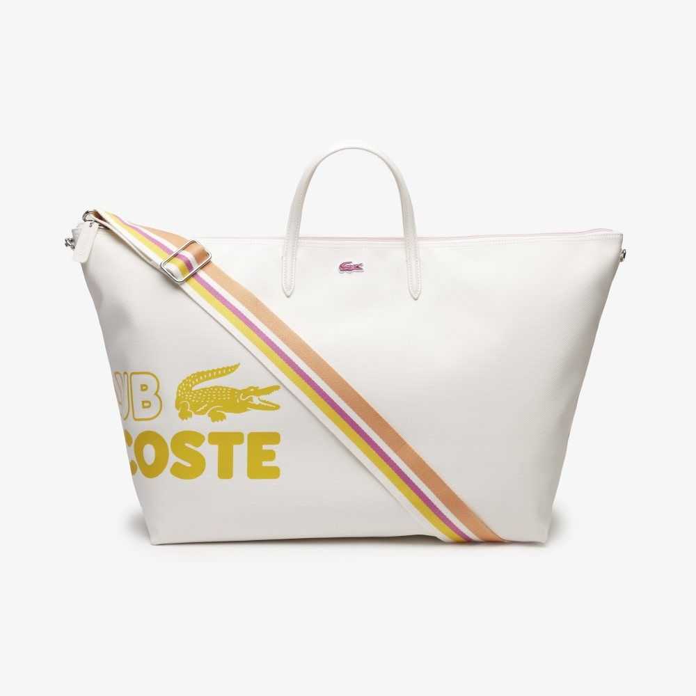 Lacoste L.12.12 Large Contrast Print Tote Multicolor | 8543-WVCOX