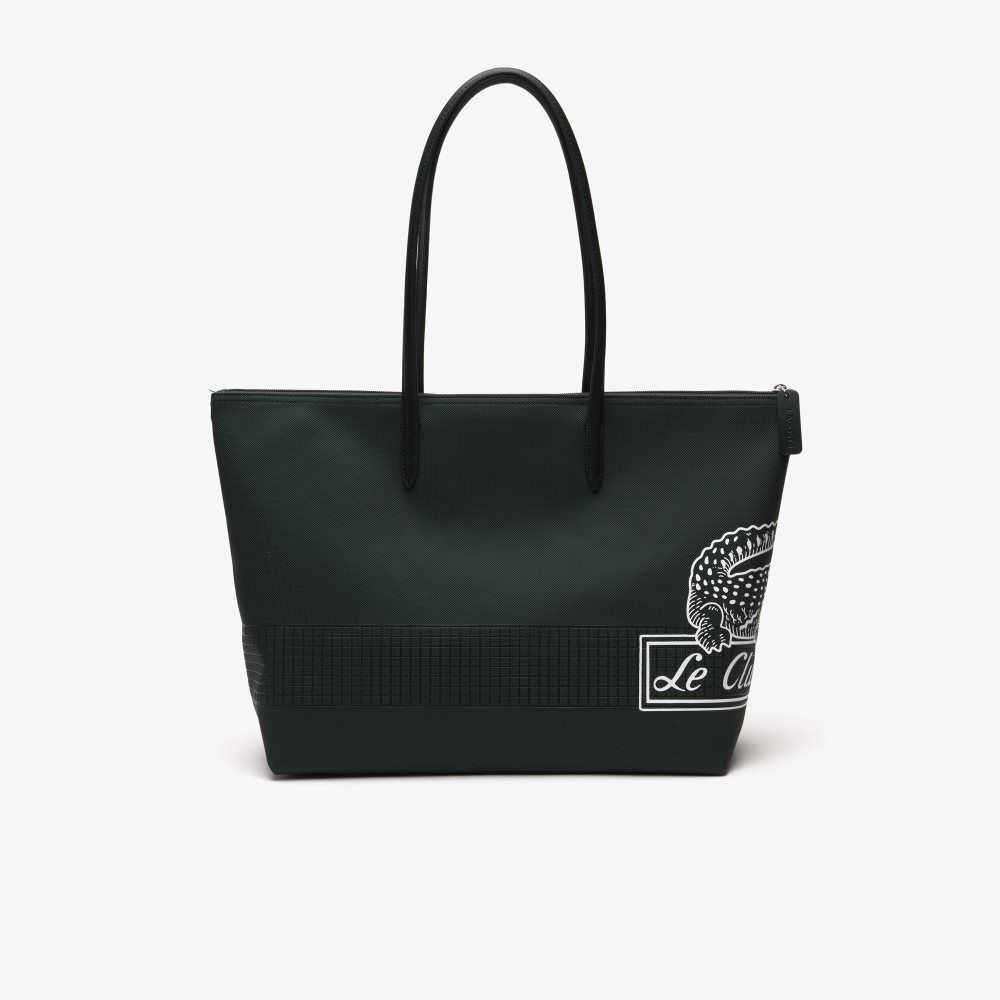 Lacoste L.12.12 Large Contrast Print Tote Multicolor | 9576-BHFCG