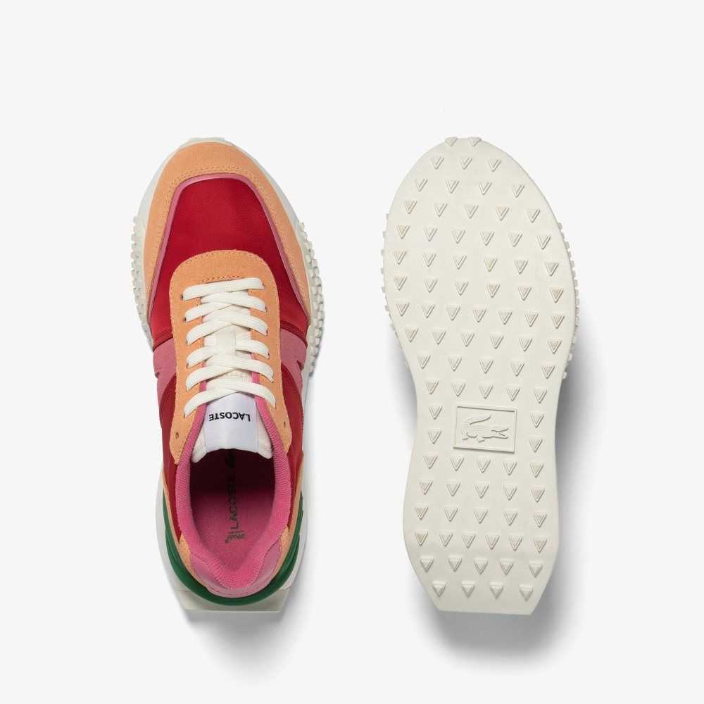 Lacoste L-Spin Deluxe Cuero Rojas | 0463-POZGI