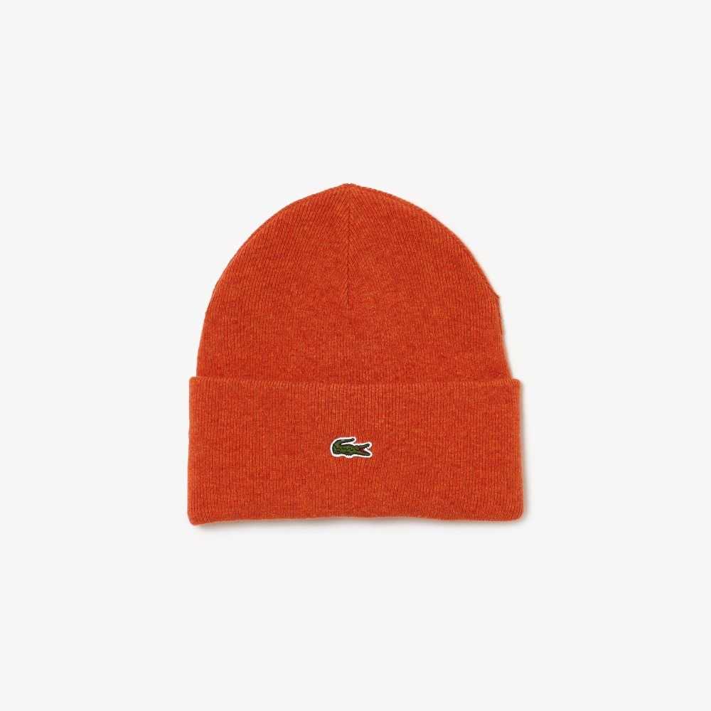 Lacoste Lana Beanie Naranjas | 1940-PIXNO