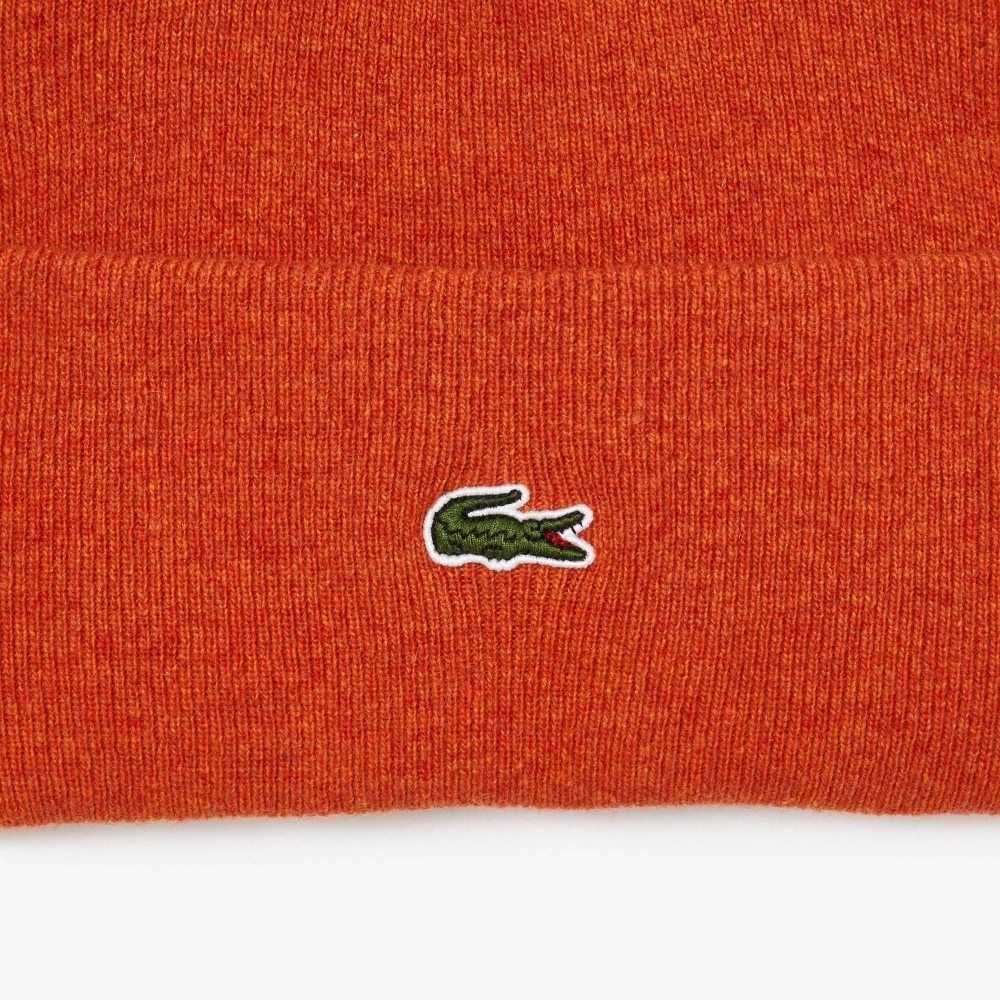 Lacoste Lana Beanie Naranjas | 1940-PIXNO